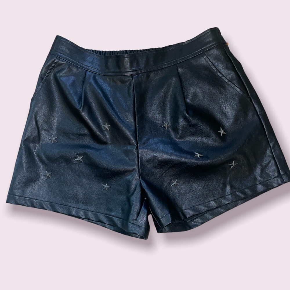 Faux Shorts with star detail. Size Large